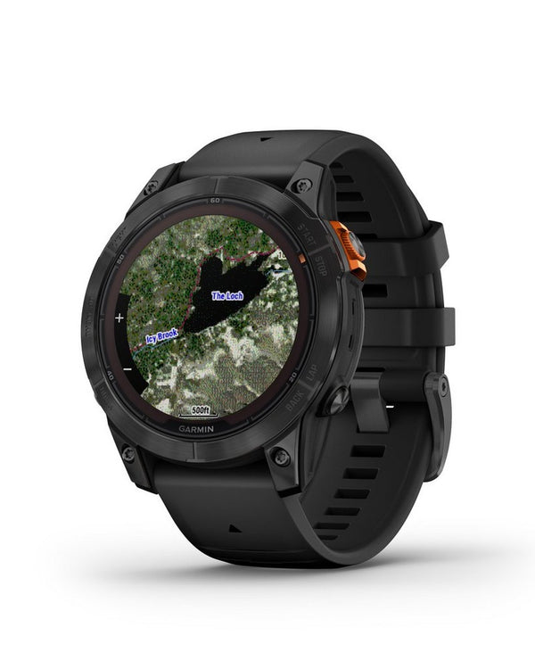 Garmin Fenix 7 Pro Sapphire Solar Edition-Carbon Gray DLC Titanium with Black Band