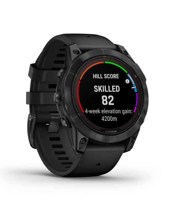Garmin Fenix 7 Pro Sapphire Solar Edition-Carbon Gray DLC Titanium with Black Band