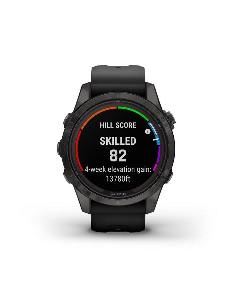 Garmin Fenix 7 Pro Sapphire Solar Edition-Carbon Gray DLC Titanium with Black Band