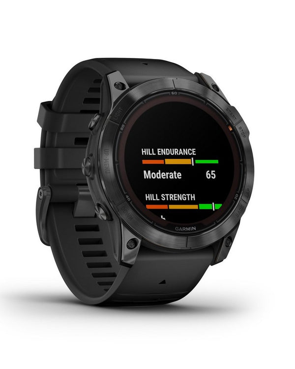 Garmin Fenix 7 Pro Sapphire Solar Edition-Carbon Gray DLC Titanium with Black Band