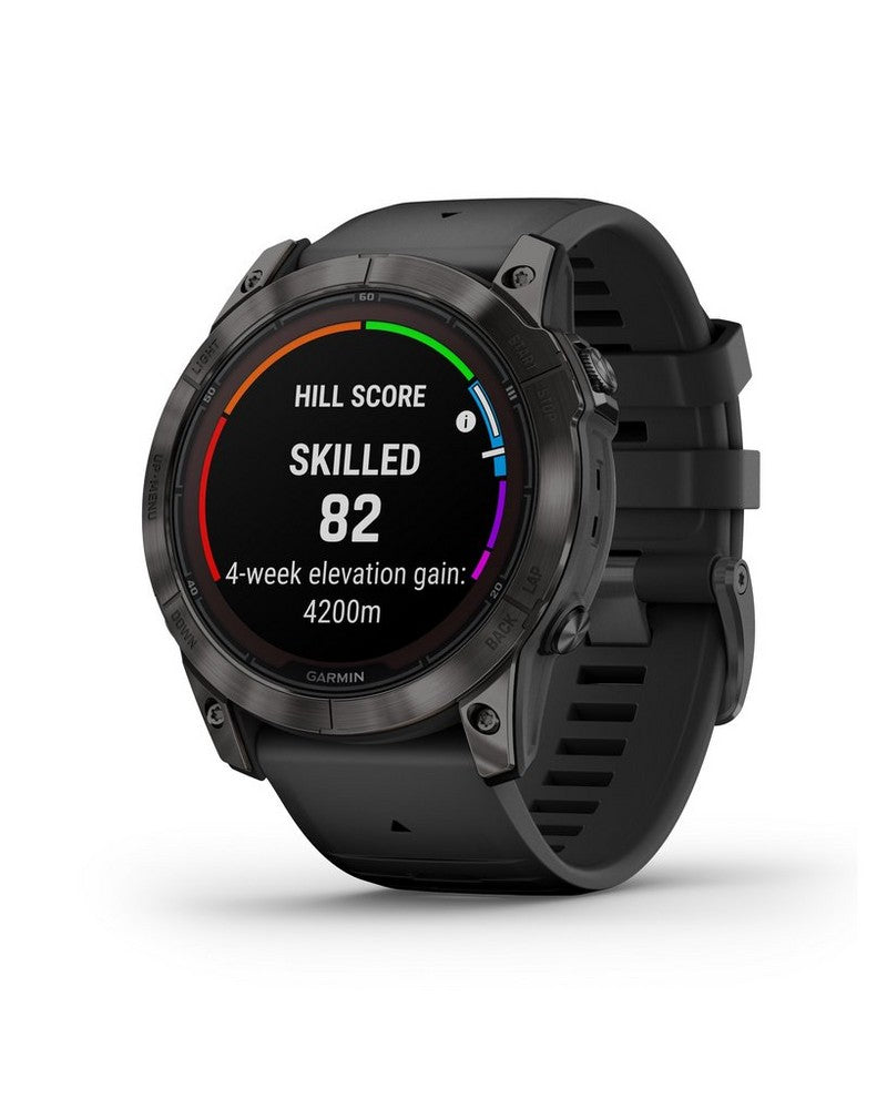 Garmin Fenix 7 Pro Sapphire Solar Edition-Carbon Gray DLC Titanium with Black Band