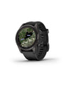 Garmin Fenix 7S Pro Sapphire Solar Edition - Carbon Gray DLC Titanium with Black Band