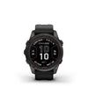 Garmin Fenix 7S Pro Sapphire Solar Edition - Carbon Gray DLC Titanium with Black Band