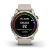 Garmin Fenix 7S Pro Sapphire Solar Edition - Soft Gold with Light Sand Band