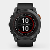 Garmin Fenix 7X Pro Sapphire Solar Edition - Carbon Gray DLC Titanium with Black Band