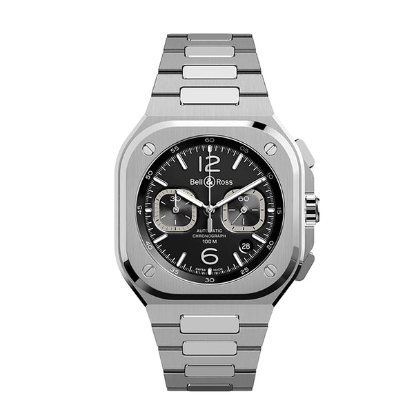 Pre-Owned Bell & Ross Chronograph BR05C-BL-ST/SST