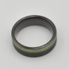Tungsten Threetone Black,Green & Grey Band