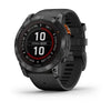 Garmin Fenix 7X Pro Sol, Slate Gray With Black Band 010-02778-01