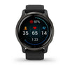 Garmin Venu® 2 Slate Stainless Steel Bezel With Black Case And Silicone Band 010-02430-11