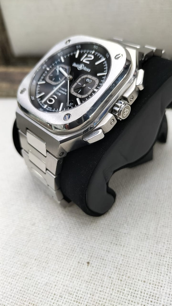 Pre-Owned Bell & Ross Chronograph BR05C-BL-ST/SST