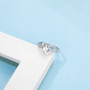 4 Claw Pave Moissanite Ring