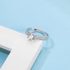 1ct 6 Claw Pave Moissanite Ring