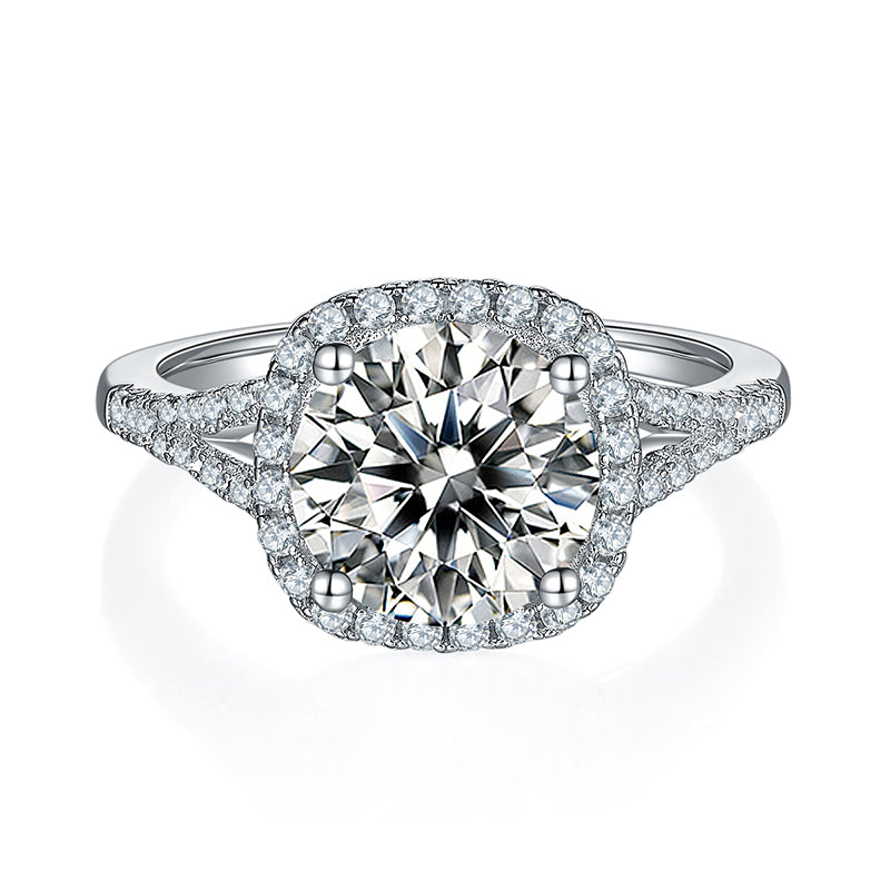 3ct Split Band Moissanite Ring