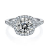 3ct Split Band Moissanite Ring