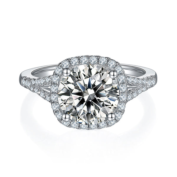 3ct Split Band Moissanite Ring