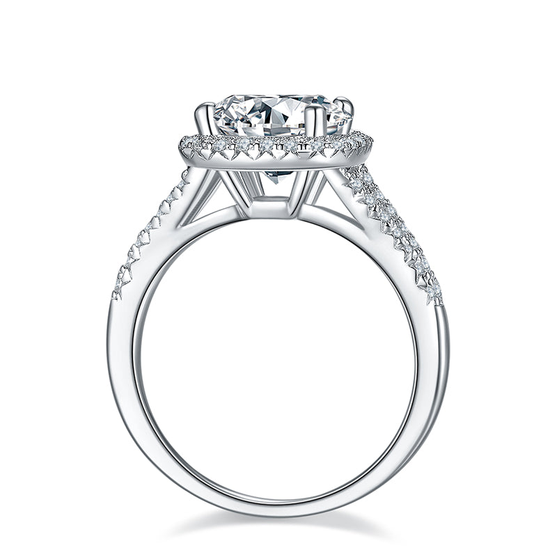 3ct Split Band Moissanite Ring