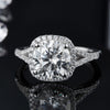 3ct Split Band Moissanite Ring