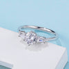 6 Claw Baggette Moissanite Ring