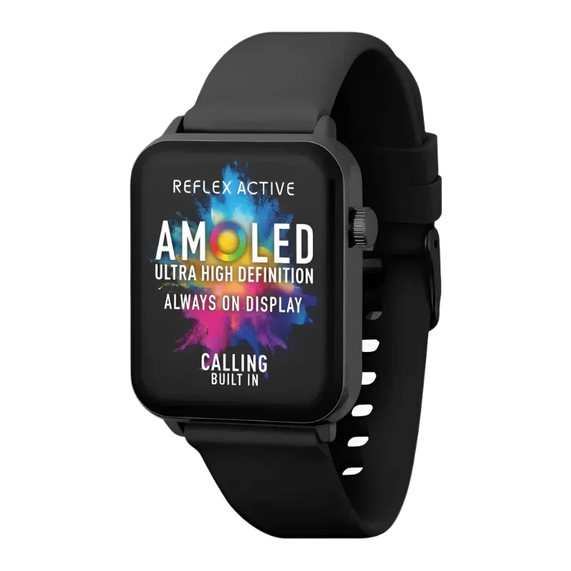 Reflex Active Series 30 Amoled Black Smart Calling Watch