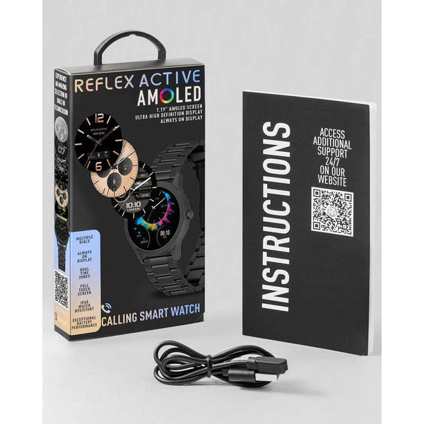 Reflex Active Series 31 Amoled Black Smart Watch