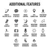 Reflex Active Series 40 Amoled Black Smart Watch