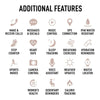 Reflex Active Series 40 Amoled Brown Smart Watch