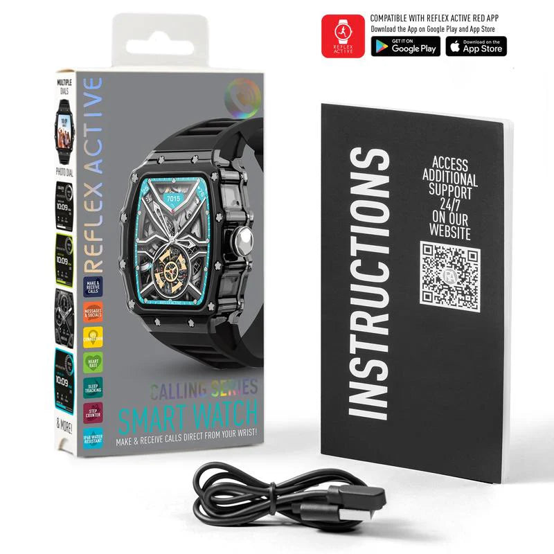 Reflex Active Series 51 Black Smart Calling Watch