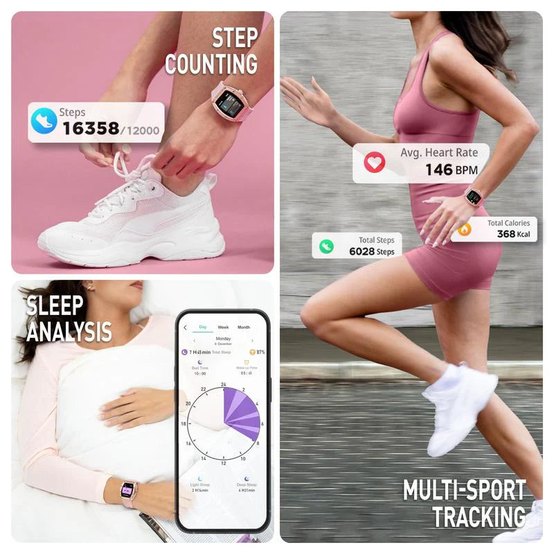 Reflex Active Series 52 Pink Smart Calling Watch