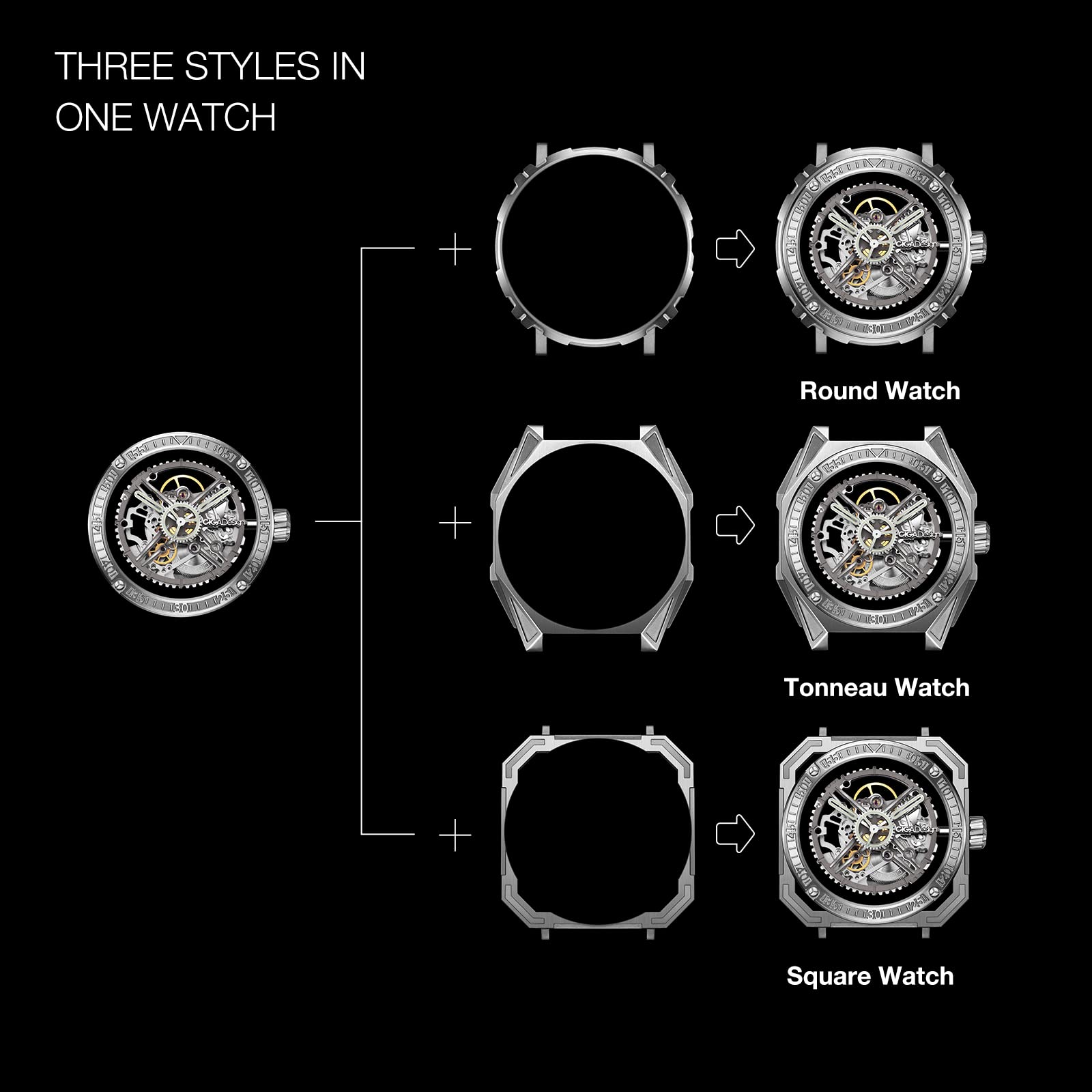 Ciga Design M Series Magician Automatic M051-SS01-W68