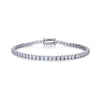Sterling Silver Moissanite Tennis Bracelet.