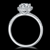 Cushion Cut Moissanite Ring