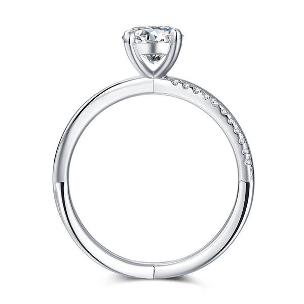 Infinity Moissanite Ring