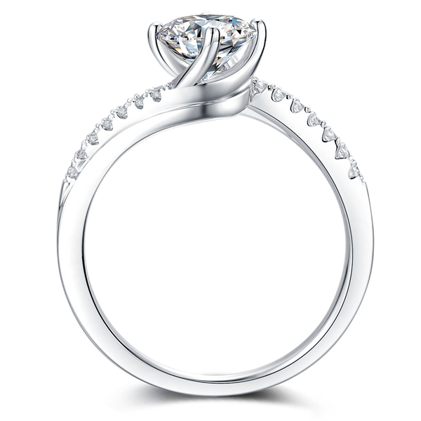 Twist Moissanite Ring
