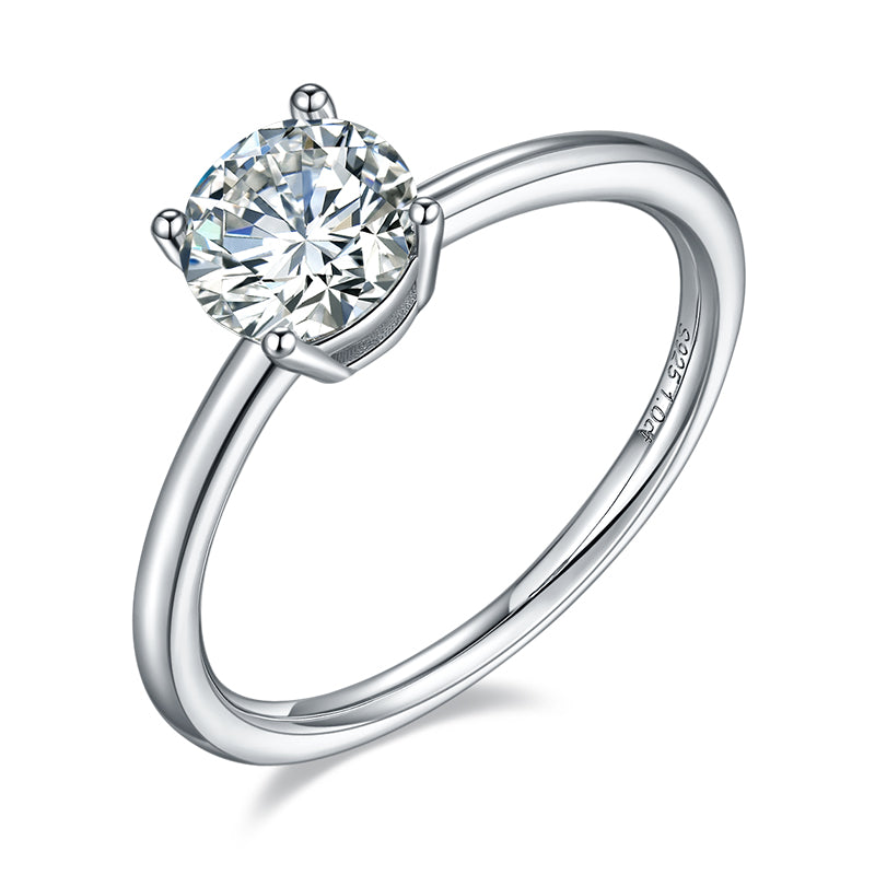 Moissanite Engagement Ring