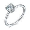 Moissanite Engagement Ring