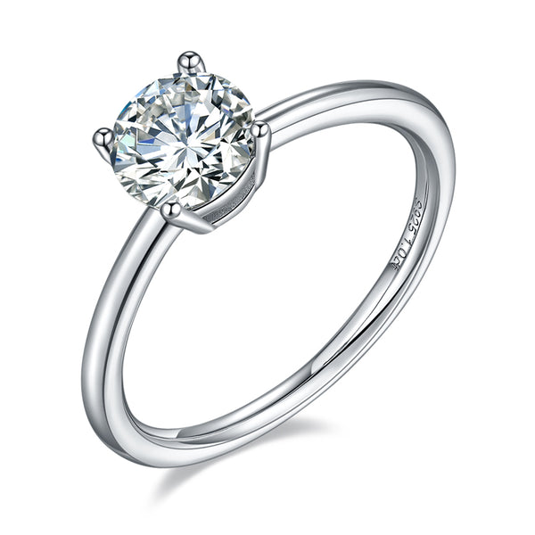 Moissanite Engagement Ring