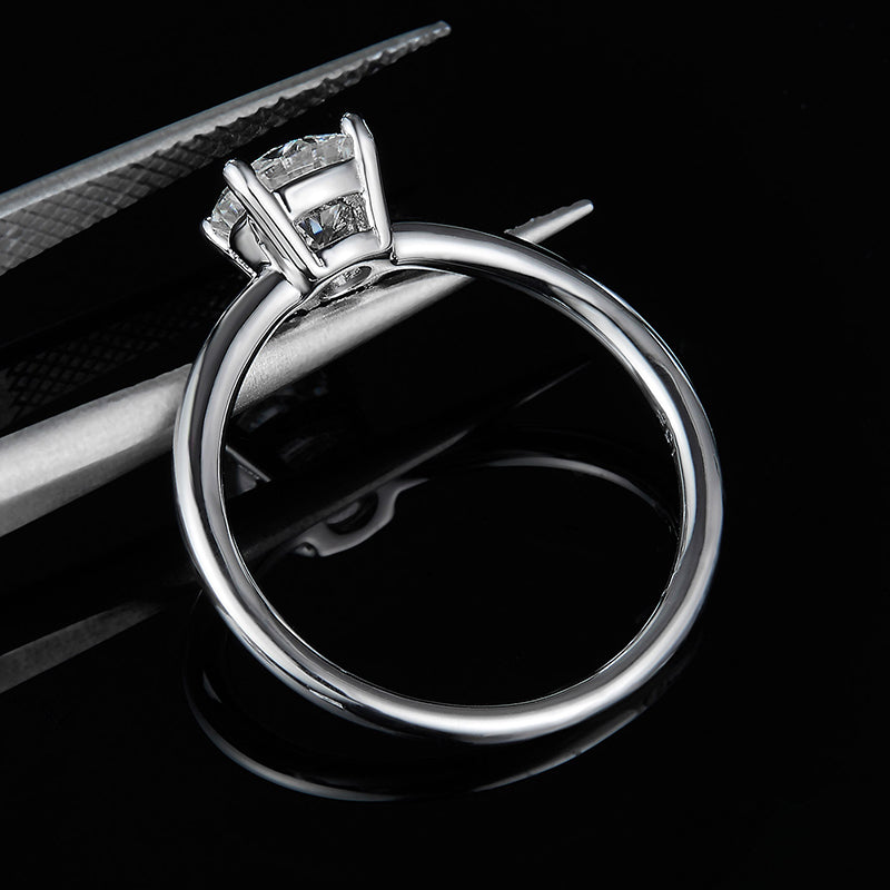 Moissanite Engagement Ring