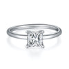 Princess Cut 1ct Solitare Moissanite Ring.