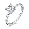 Princess Cut 1ct Solitare Moissanite Ring.