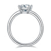 Princess Cut 1ct Solitare Moissanite Ring.