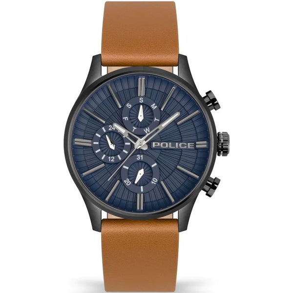 Police Barter Multifunction Leather Strap PEWJF2195003