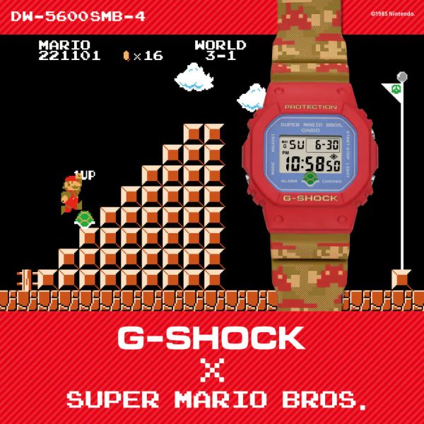 Casio G-Shock Super Mario Limited Edition DW-5600SMB-4DR