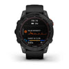 Garmin Fenix 7 Solar Edition Slate Grey with Black Band.