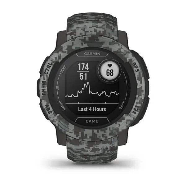 Garmin Instinct 2 Camo Edition Graphite Camo.