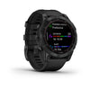 Garmin Fenix 7 Solar Edition Slate Grey with Black Band.