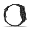 Garmin Fenix 7S Solar Edition Slate Grey with Black Band.