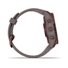 Garmin Fenix 7S Sapphire Solar Edition Dark Bronze Titanium with Shale Grey Band.