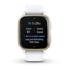 Garmin Venu Sq 2 Cream Gold Aluminium Bezel with White Case and Silicone Band 010-02701-11.