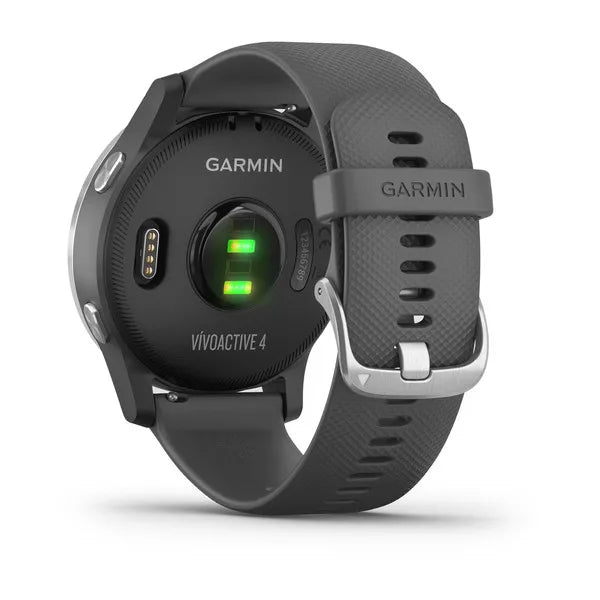 Garmin Vivoactive 4 Shadow Grey with Silver Hardware