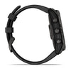 Garmin Fenix 7X-Sapphire Solar Edition Carbon Grey DLC Titanium with Black Band.